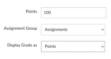 Assignments - Display as Points