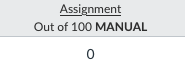 Gradebook Cell - Enter Zero