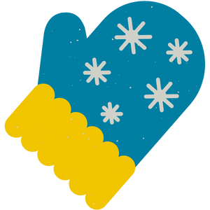 Graphic of a mitten.