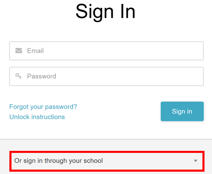 How to log in